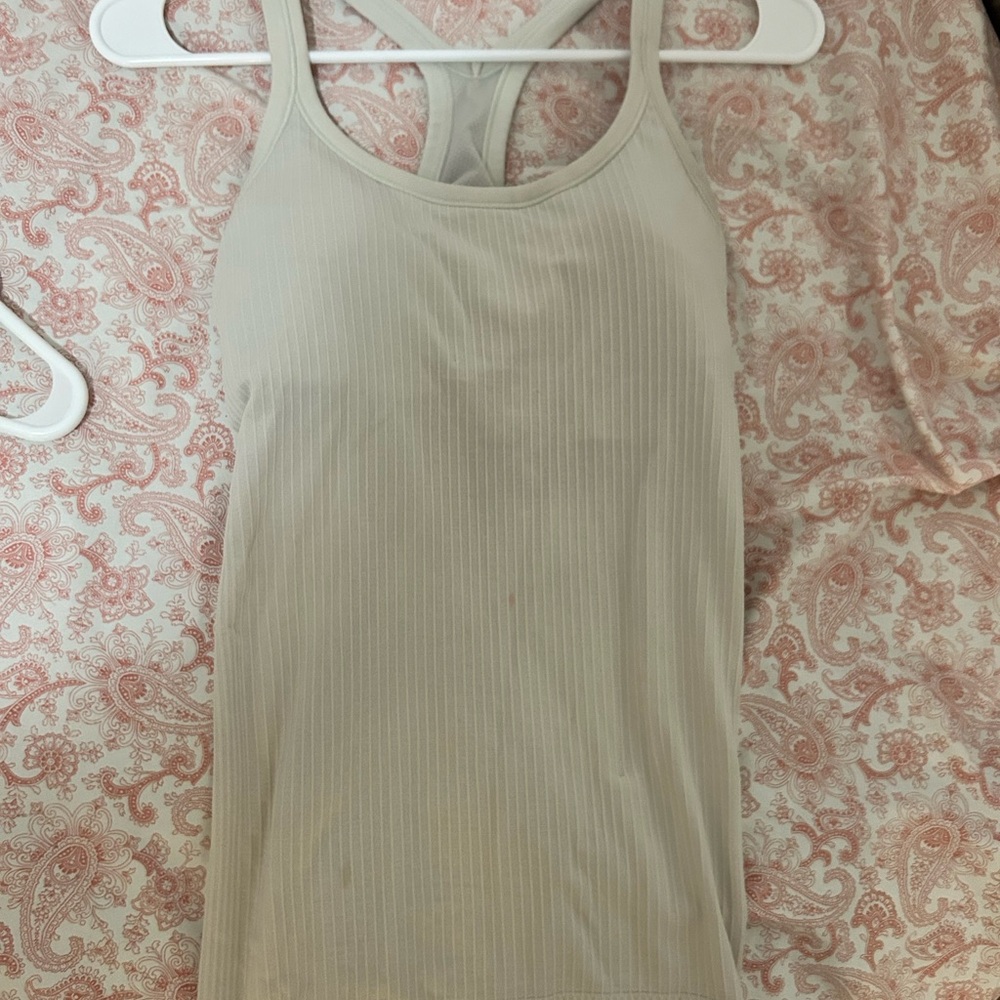 Lululemon Athletica Beige Tank Top